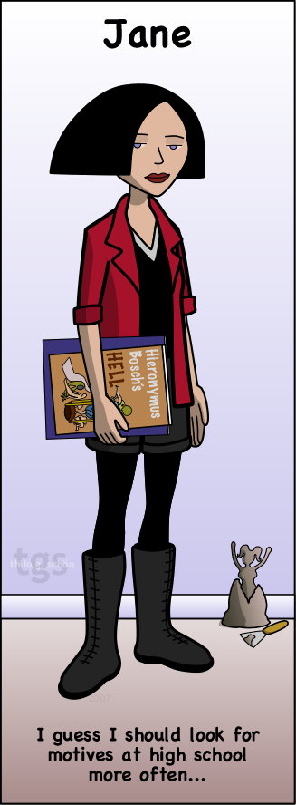 Jane bookmark by JNLN