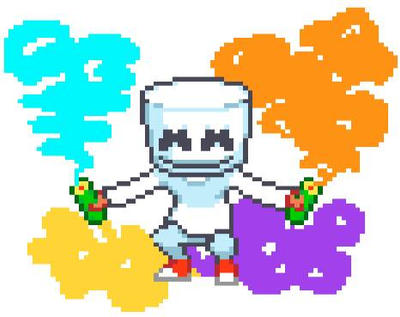 Marshmello Spring Marshmello by TheLonelySpringtrap on DeviantArt