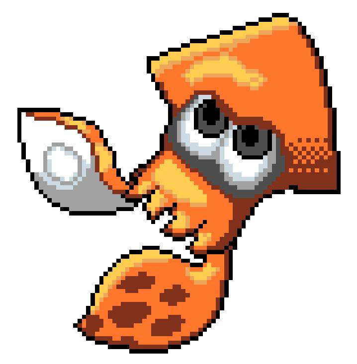 Inkling Squid (Spaltoon) by TheLonelySpringtrap on DeviantArt