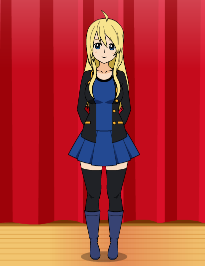 RWBY OC- Azure Ozeen (Kisekae)