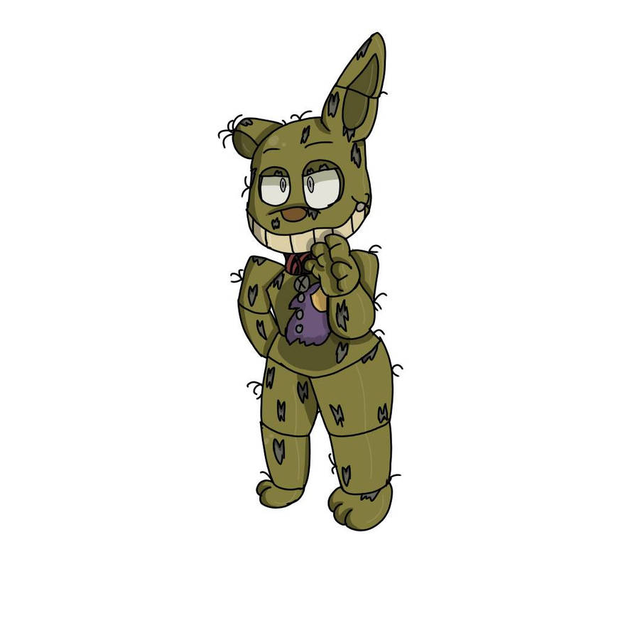 Springtrap redesign by HorseApples25 on DeviantArt