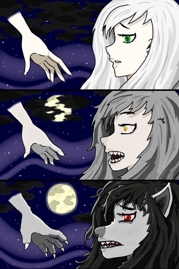 Anime Werewolf Transformation
