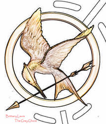 Hunger Games Mockingjay by ArtistGreyGhost