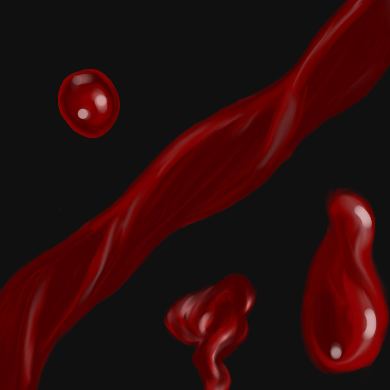 Blood Shading/Coloring Practice by VisceraInk on DeviantArt