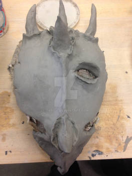 Unfinished Dragon Mask
