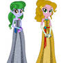 Ashlyn Star and Minela Summer prom costume