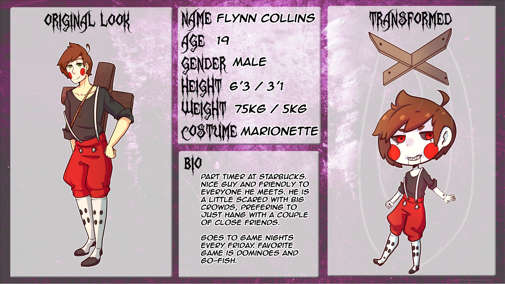 NG OCT - Ref Sheet: Flynn