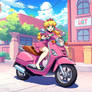Princess peach scooter