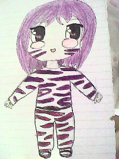 Zebra Chibi girl