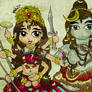 Durga Shakti and Lord Shiva