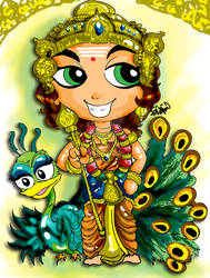 Murugan and Woody Woodpeacock