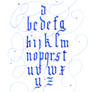 Textura Quadrata Alphabet