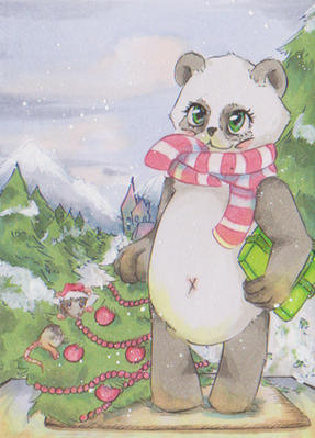 Mr Panda - merry christmas