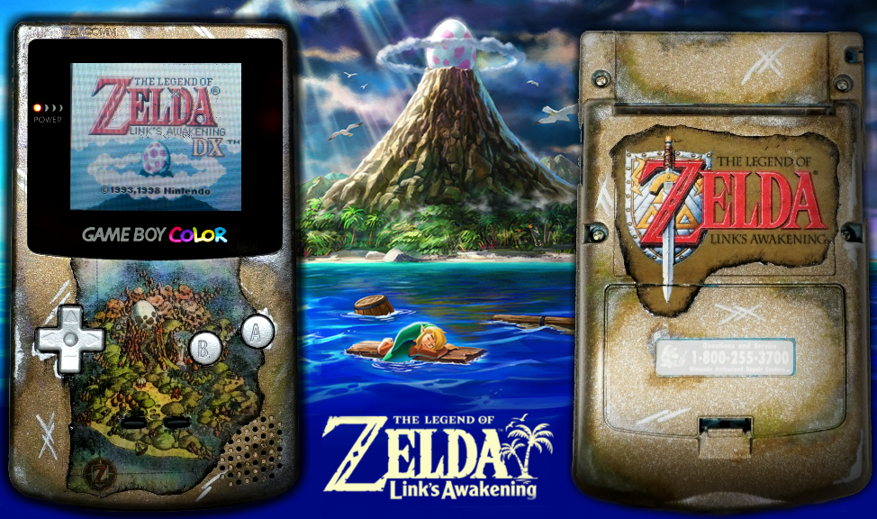 GameBoy Color game - The Legend of Zelda: Link's Awakening DX