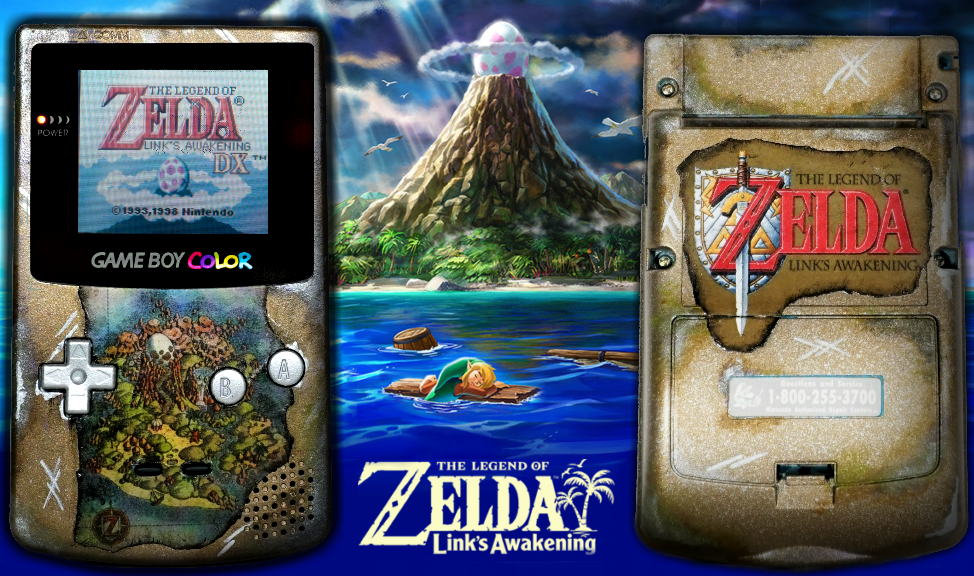 The Legend of Zelda Link's Awakening game Boy Color 