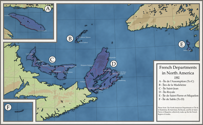 The French Departments of Acadia