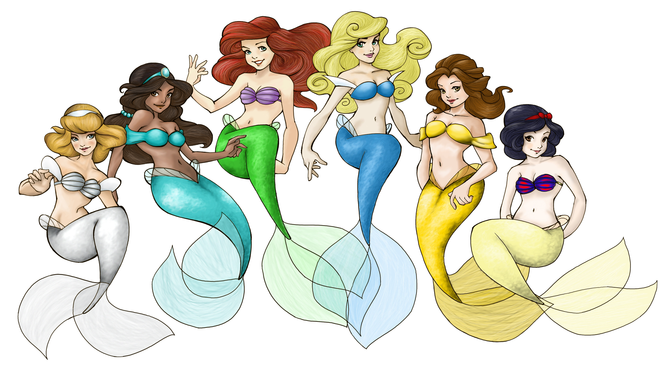 Loish disney princesses