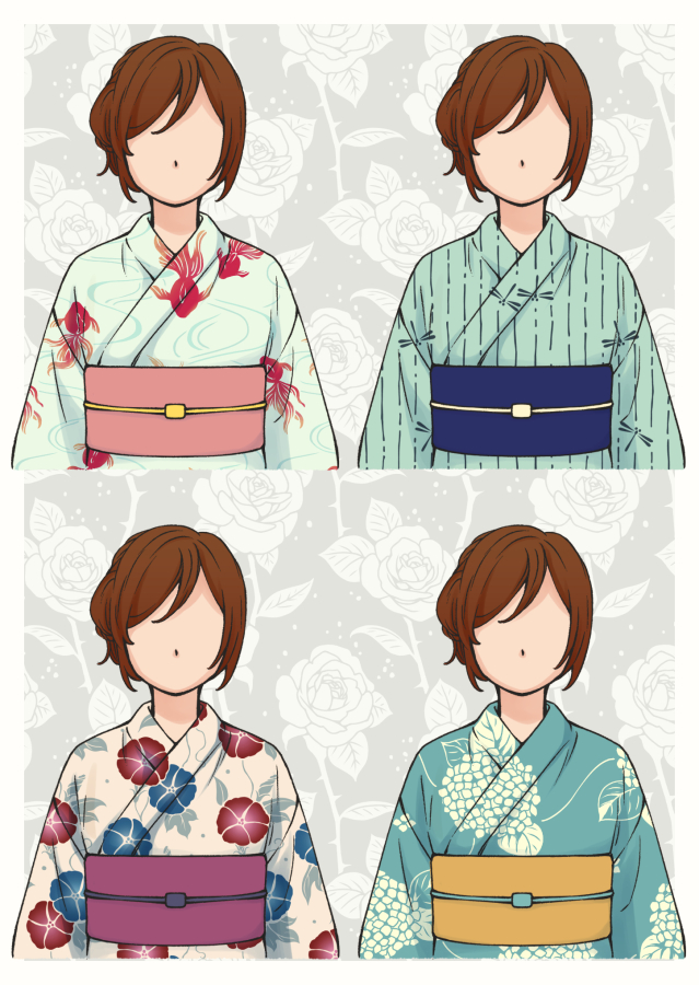 Yukata seamless pattern 16set by yume-miuzuno on DeviantArt