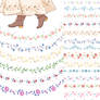 24 types of good embroidered brush