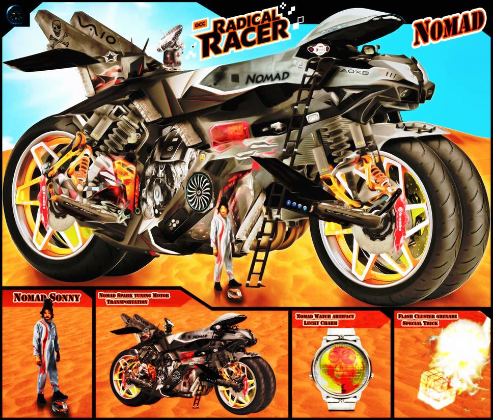 OCCRadicalRacerNomadSonnyFinish by shataq on DeviantArt