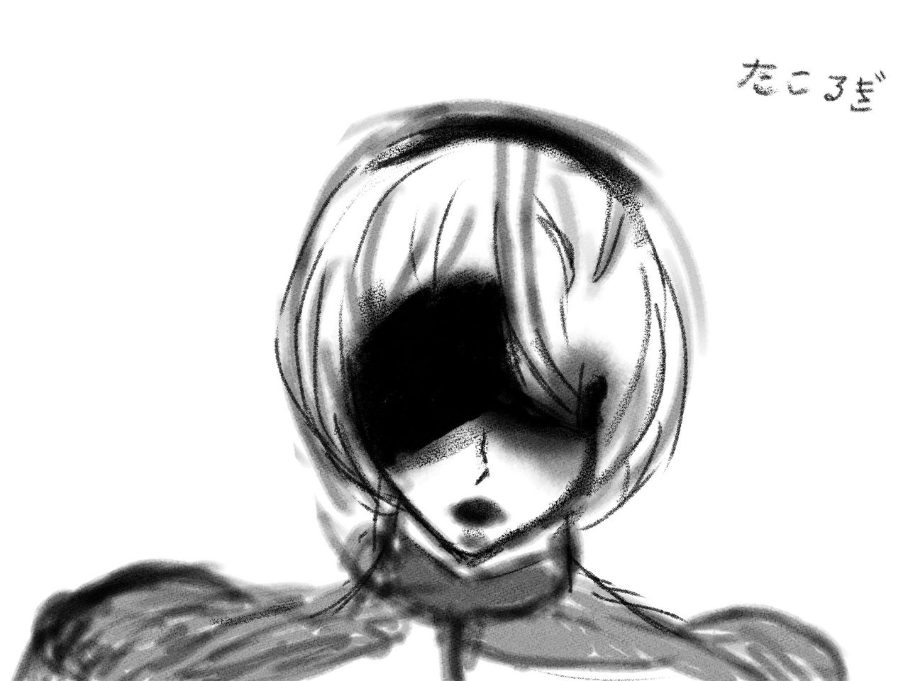 Learning art (2b drawing) by takorugi on DeviantArt
