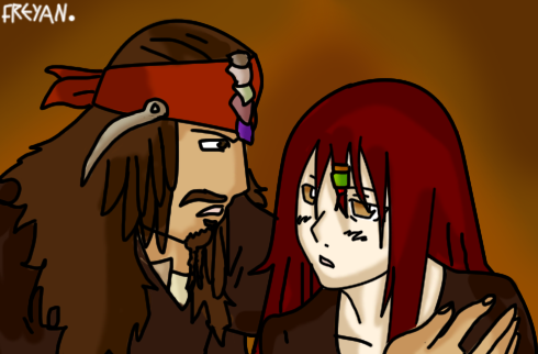 Jack and Yuoko Sparrow