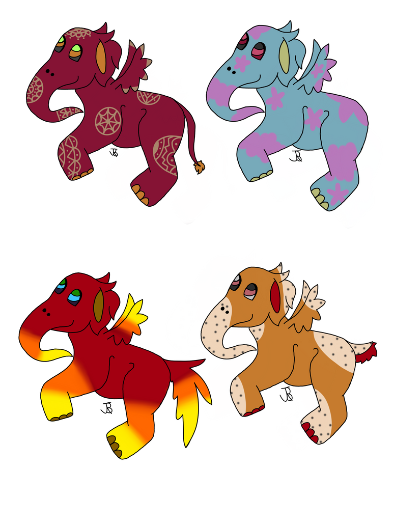 Mlp Elephant Deviantart Elephant adopts (closed) by VannillaMelonAdopts on DeviantArt