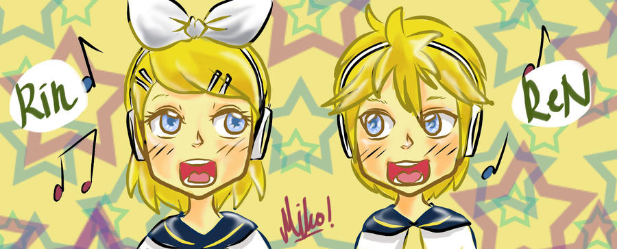 rin ren VOCALOID by Kamamiko on DeviantArt