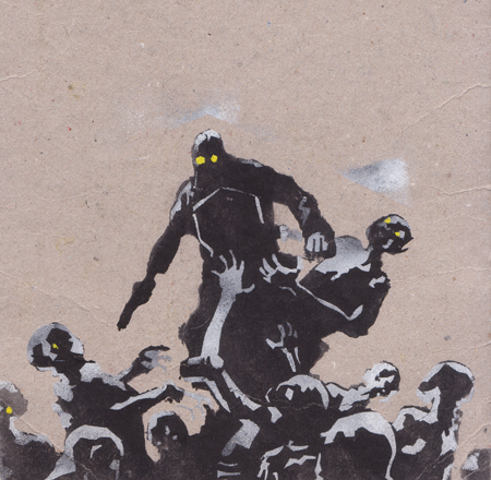 Lobster Johnson Stencil