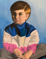 Self-Portrait as Child but with Short Hair