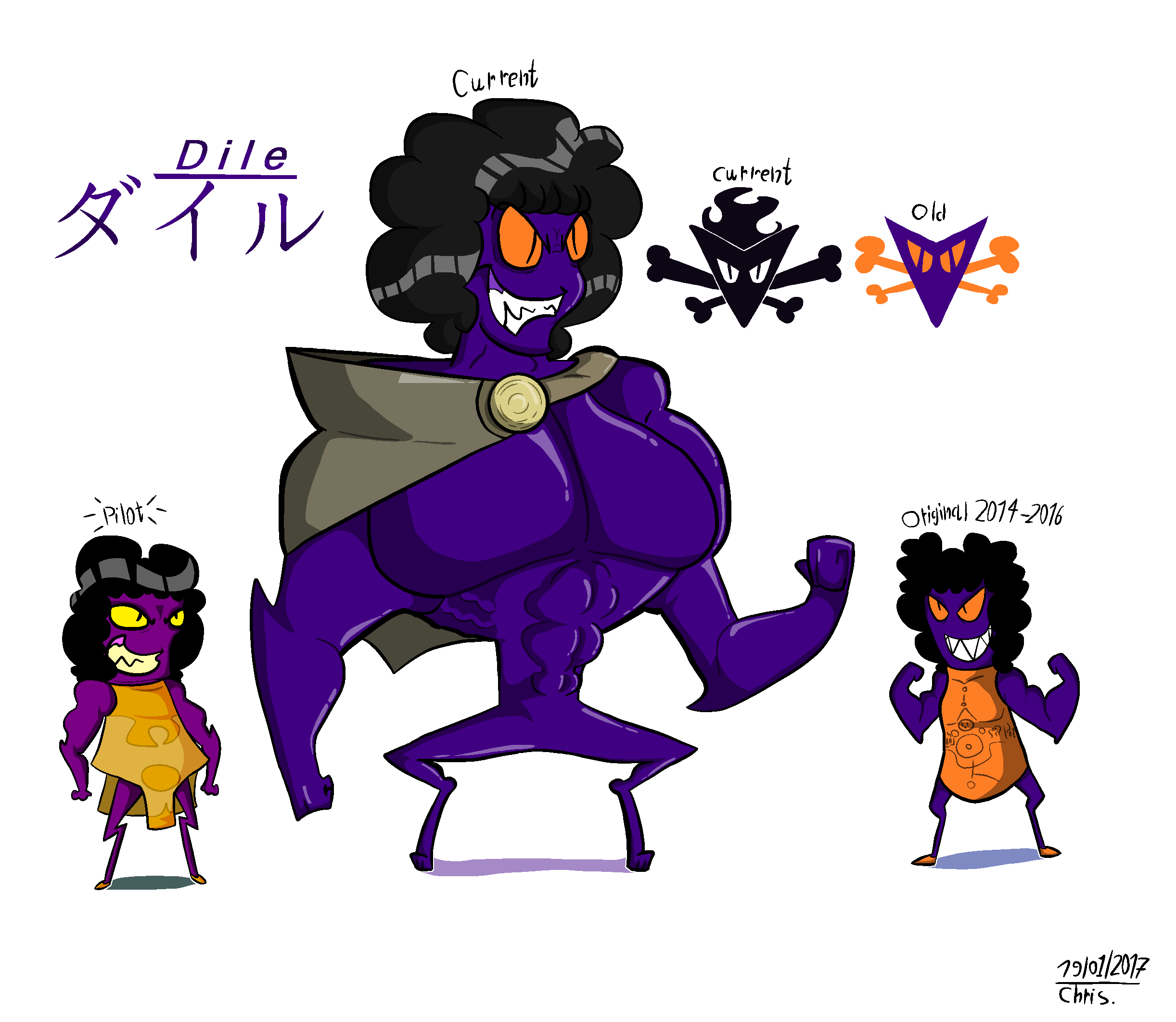 Dile The Shadow Demon (True Form) (New Ver.) by Hrystina on DeviantArt