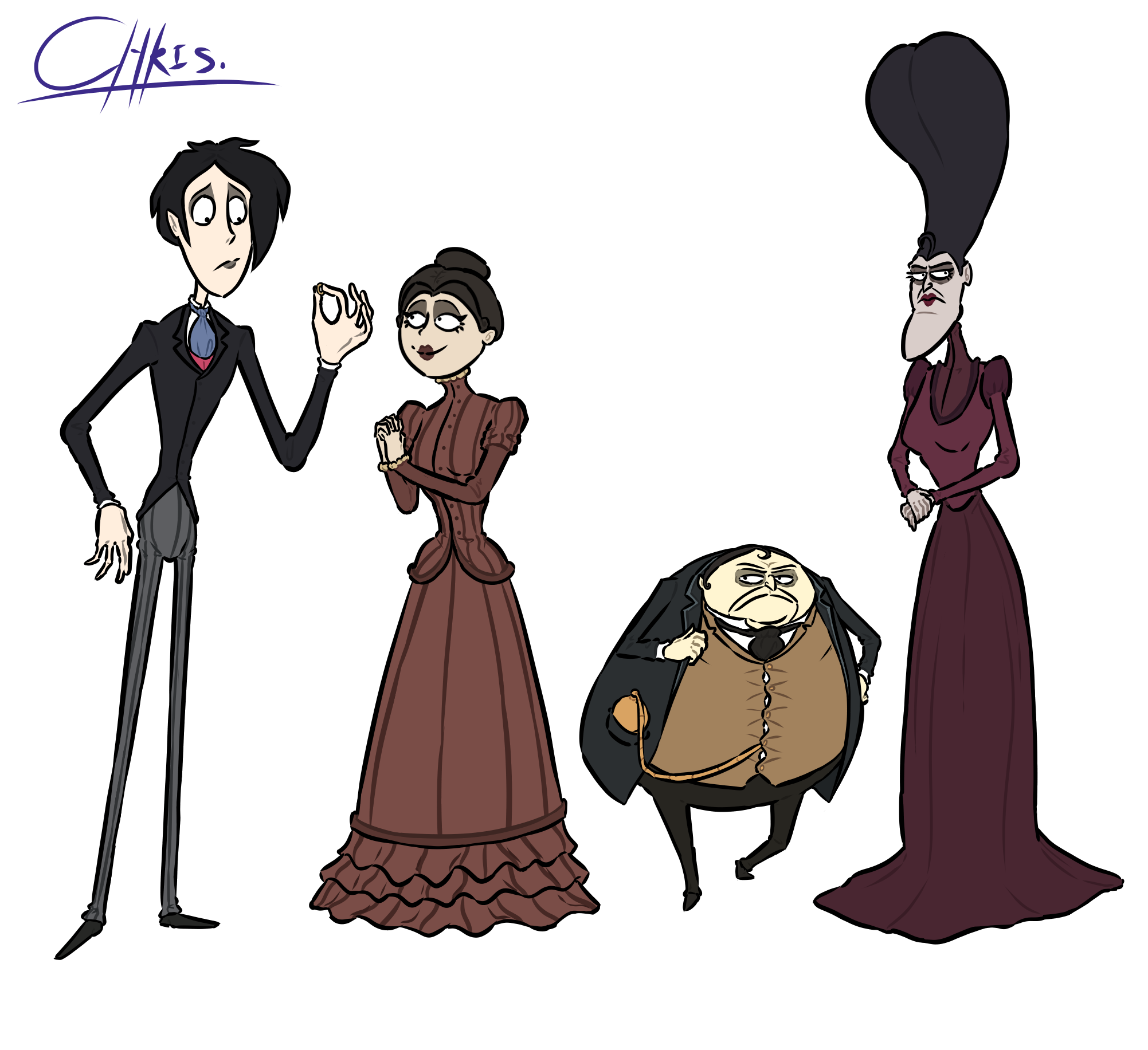 Redesign Of The Corpse Bride Characters By Hrystina On Deviantart