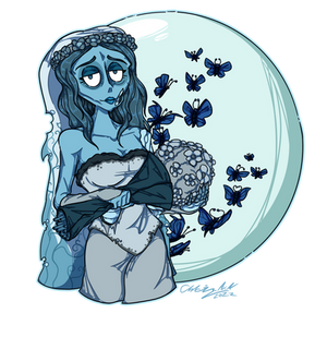 Inktober drawing of Emily