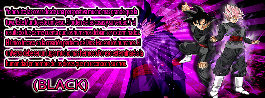 Portada Frase Black Goku by Goku1302 on DeviantArt Portada Frase Black Goku by Goku1302 on DeviantArt