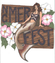 NC Merfest T-Shirt  and Poster Design