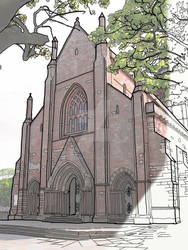 St Magnus Cathedral, Orkney, goes cartoon
