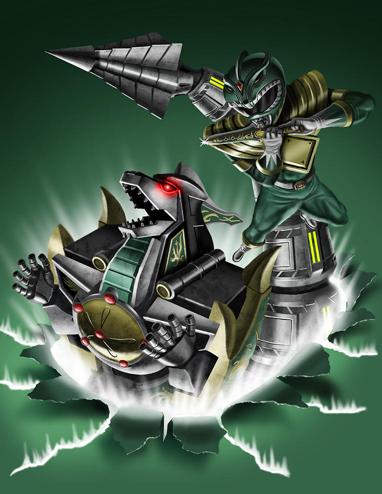 Power Rangers Dragon Ranger Green Ranger summons Dragon zord by markpart1 on DeviantArt