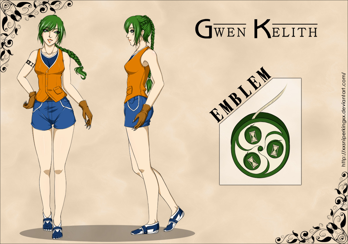 Character Sheet   Gwen Kelith By Starsophi