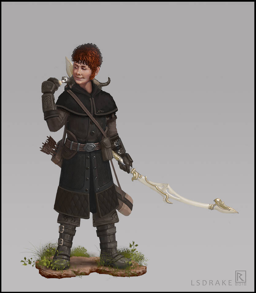 DnD Character - Halfling Ranger (Mernon) by LSDrake on DeviantArt