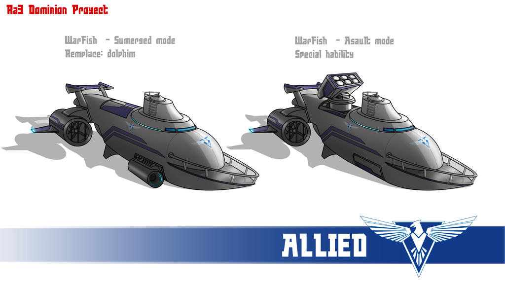 RA3-dominion Allied Warfish by ImperialGerar on DeviantArt