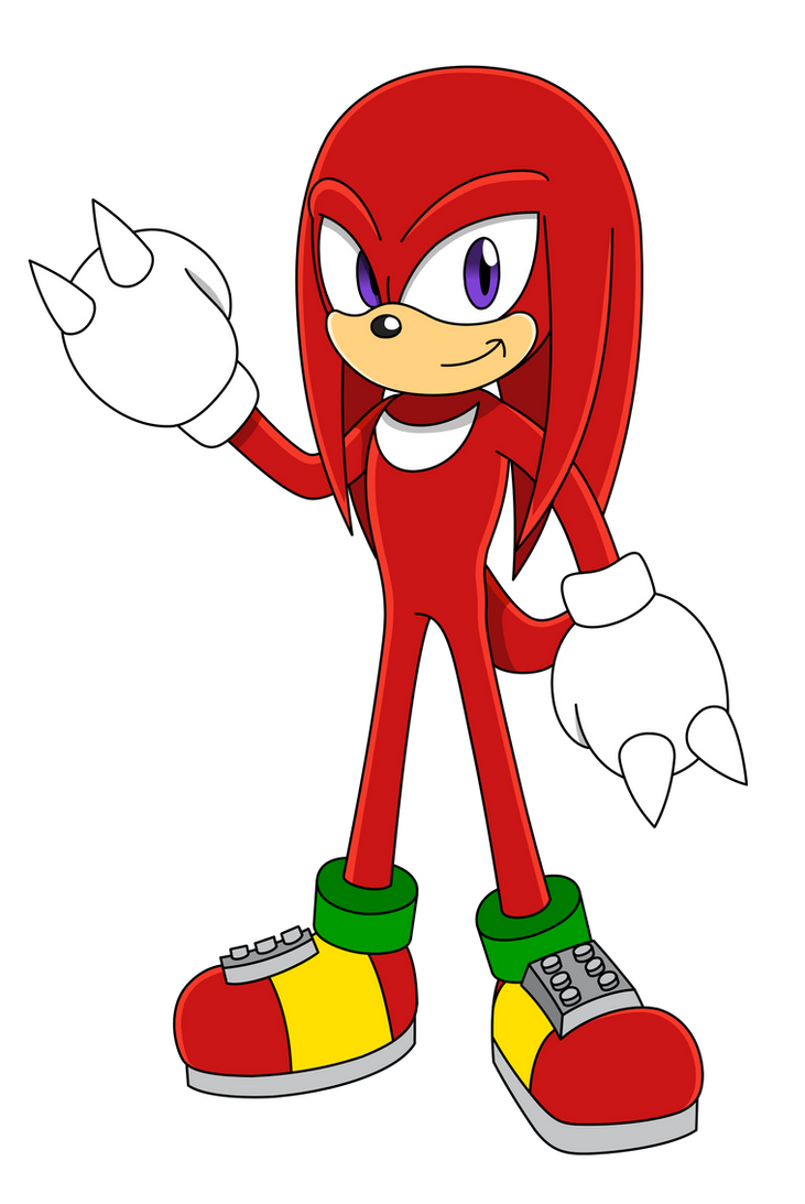 Knuckles the echidna by LucasTheGoth on DeviantArt