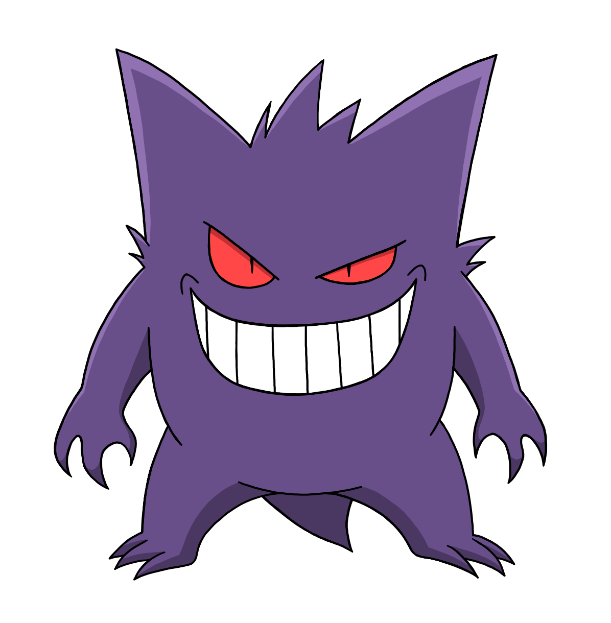 094 Mega Gengar by InProgressPokemon on DeviantArt