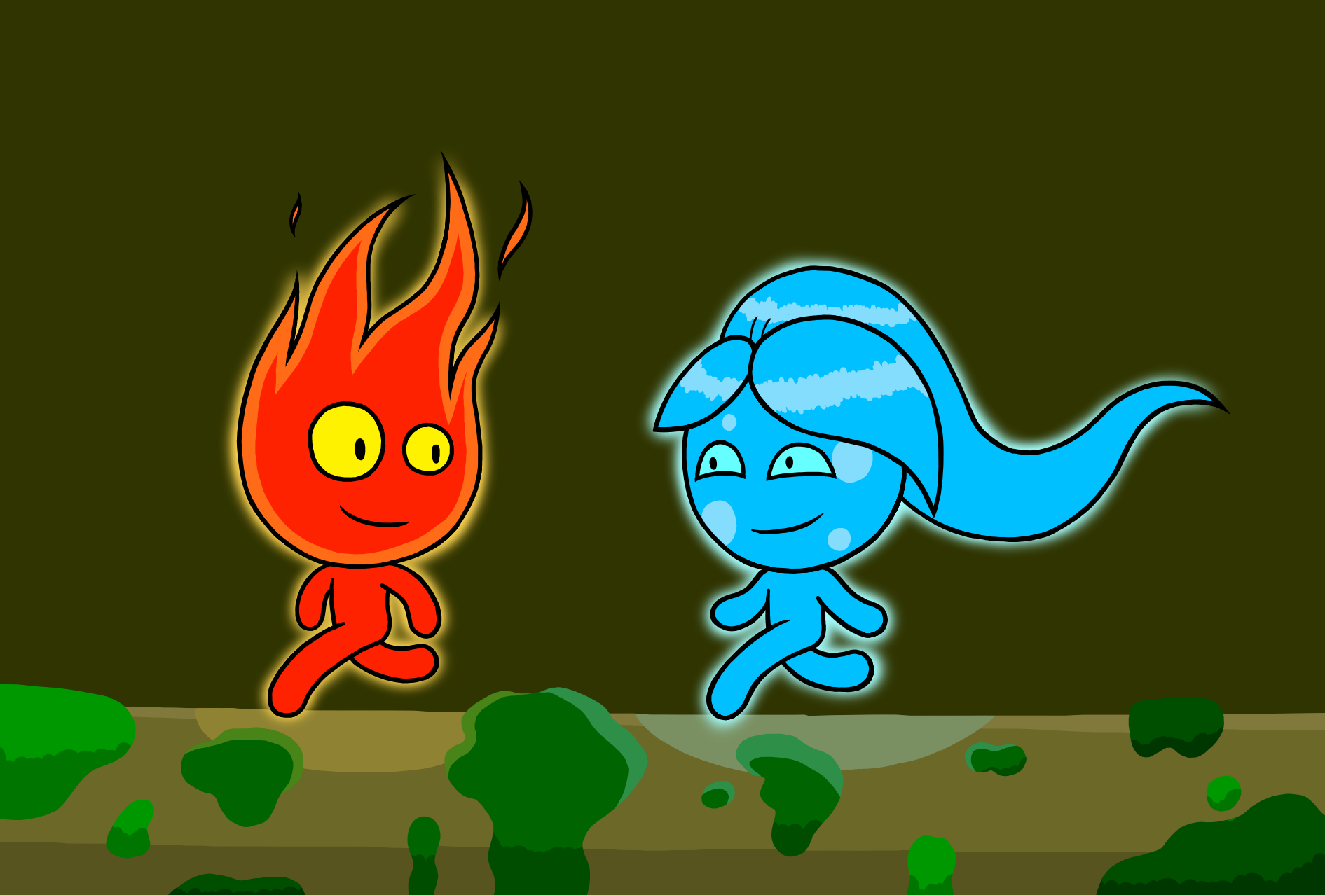 Fireboy and Watergirl  Fireboy and watergirl, Childhood games, Childhood