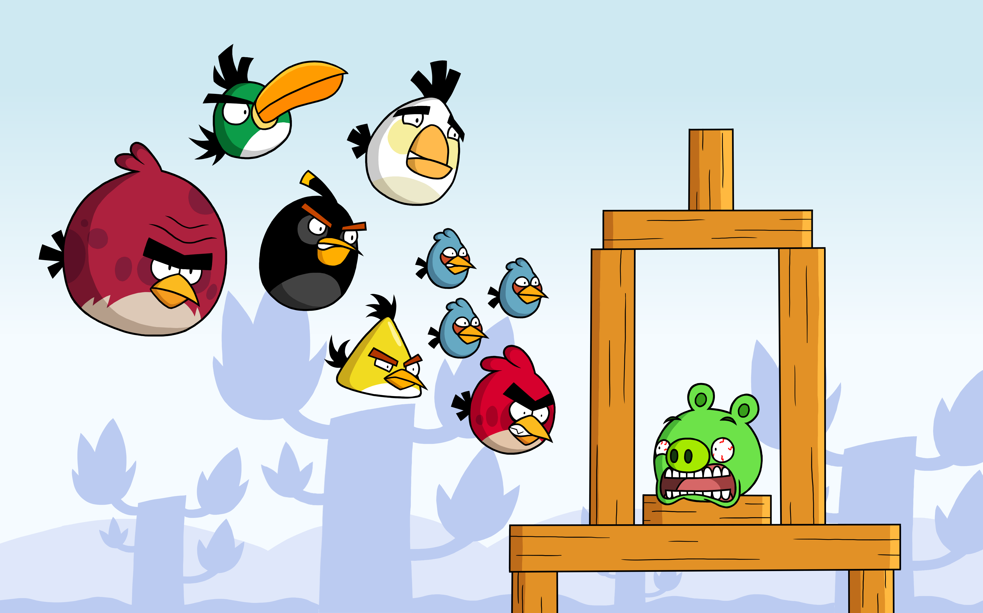 Angry Bird onslaught by LucasTheGoth on DeviantArt