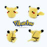 Crochet Chibi Pikachu Phone Strap
