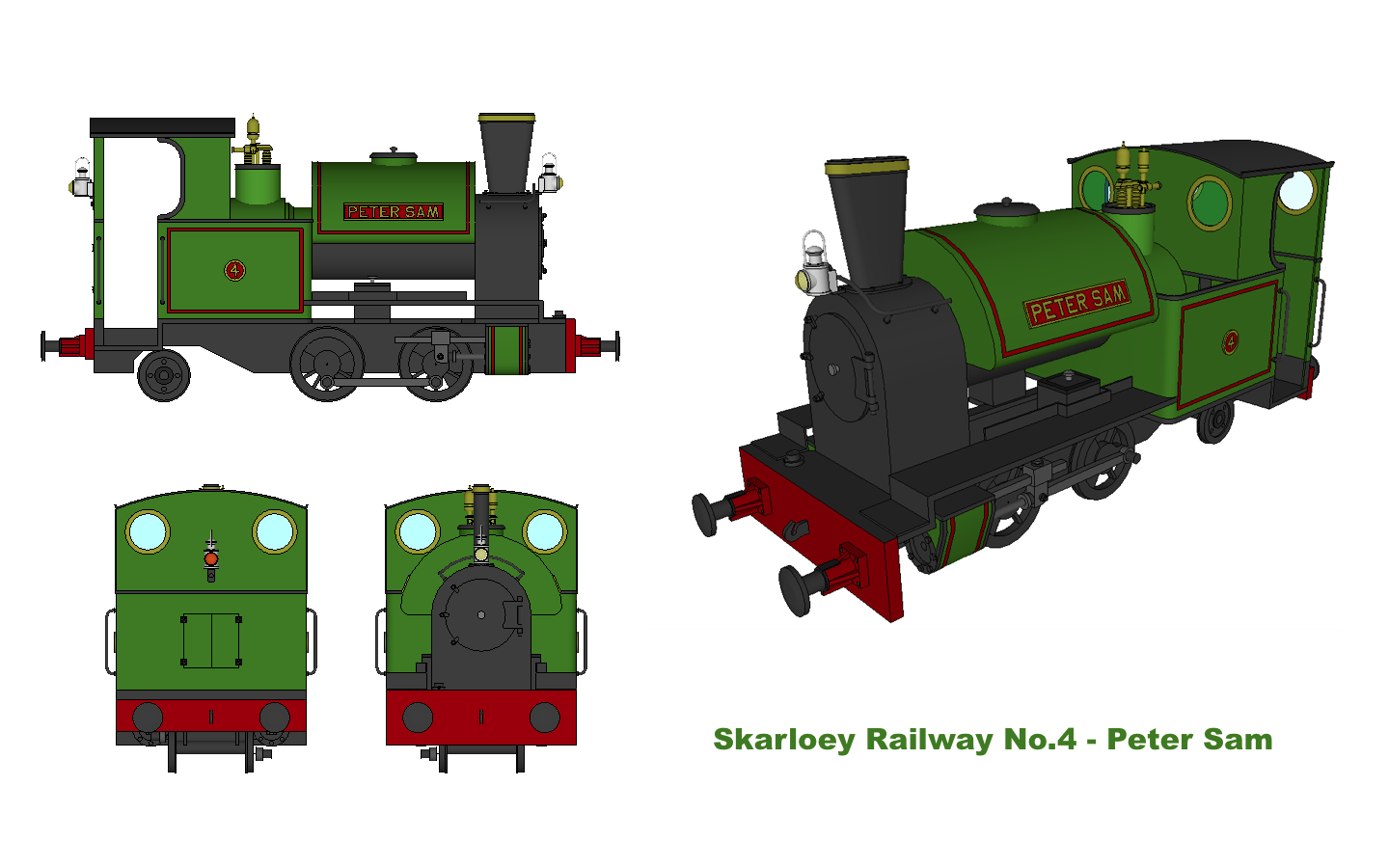Skarloey Railway No.4 - Peter Sam by The-ARC-Minister on DeviantArt