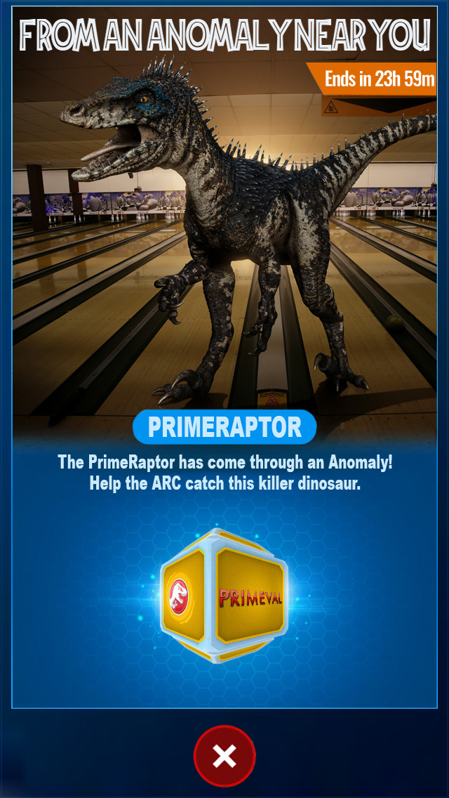 Primeval New World Raptor