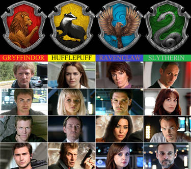 i sorted the supernatural characters into hogwarts houses : r