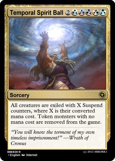 Temporal Spring Mtg MTG FanCard - Temporal Spirit Ball by MRDRK1 on DeviantArt
