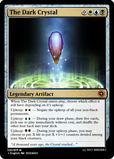 mtg crystal cards Test Print - Swarovski twice that many +1/+1 counters are put on that creature instead. Magic The Gathering Final Fantasy